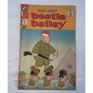 Charlton Comics Beetle Bailey 93 October 1972 Mort Walker Bronze Age Humor Comic